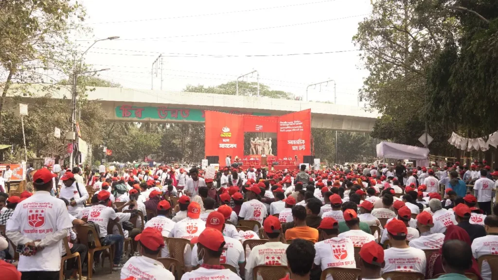 সংগ্রামের চার দশক উপলক্ষে সমাজতান্ত্রিক ছাত্র ফ্রন্টের ছাত্র সমাবেশ অনুষ্ঠিত-ছাত্র রাজনীতি বন্ধের চক্রান্ত রুখে দাঁড়ান
